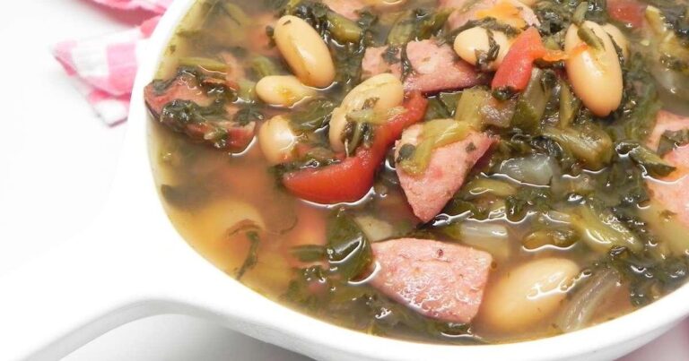 Easy Turnip Green Soup (Swamp Soup)
