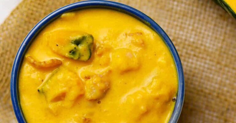 Vegan Coconut Kabochoa Squash Soup with Corn Salsa