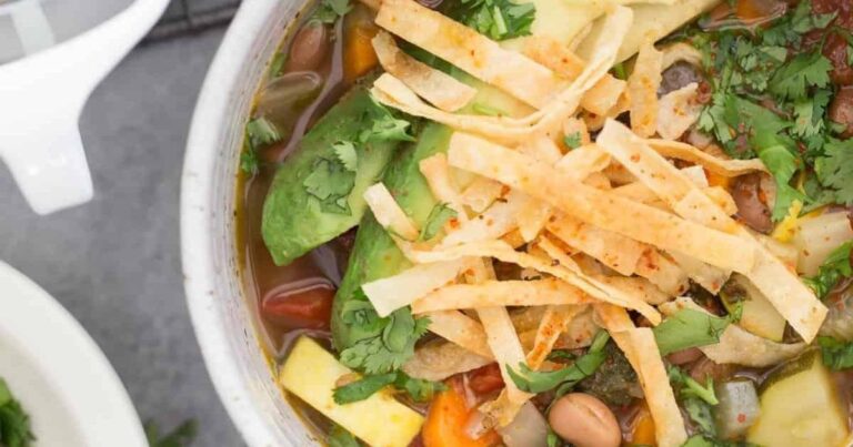 Vegetable Tortilla Soup