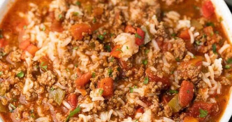 Vegetarian Stuffed Pepper Soup Stovetop