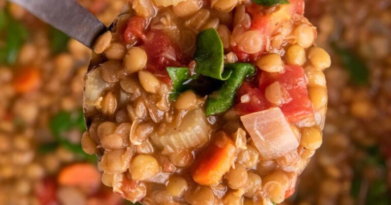 Warm Comforting, and Healthy Lentil Soup