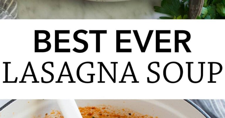 Zesty Lasagna Soup