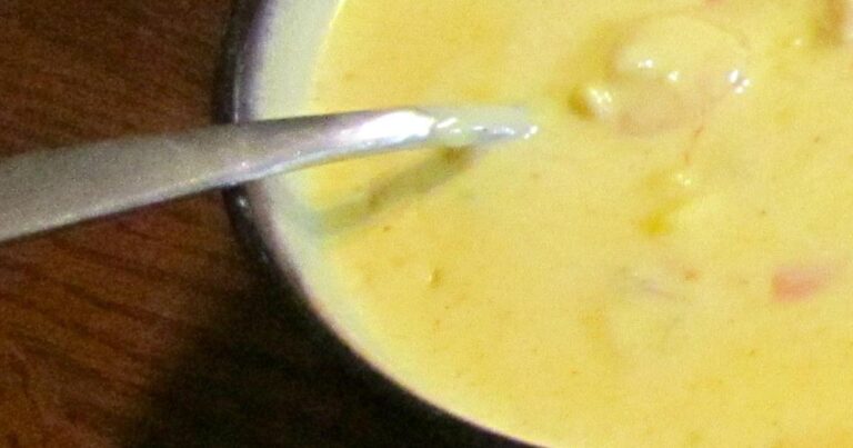 Bisque of Curried Pumpkin, Crawfish and Corn