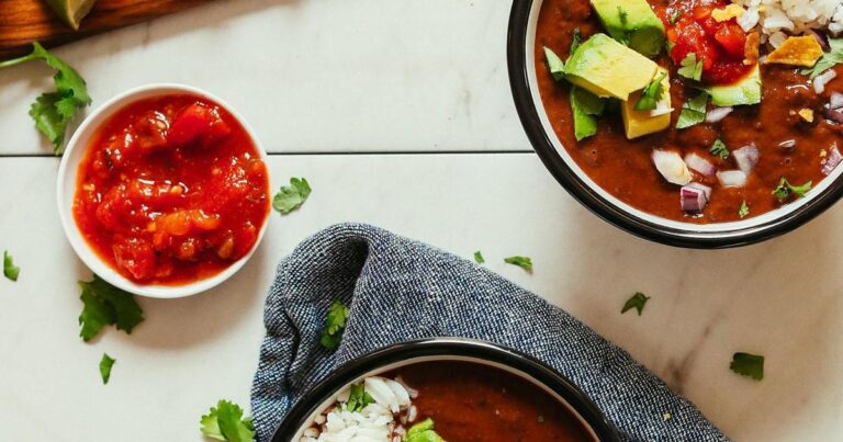 Easy Vegan Instant Pot Black Bean Soup