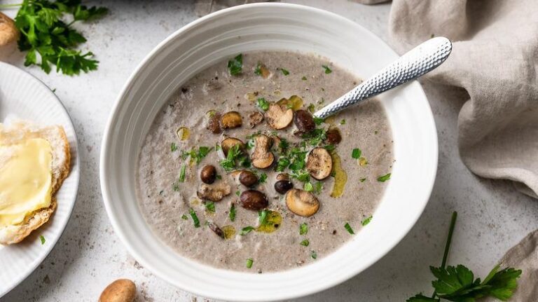 Homemade Cream Of Mushroom Soup