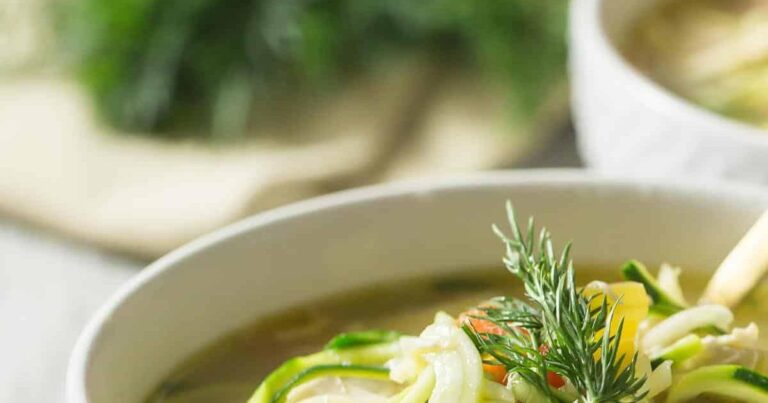Paleo Chicken Noodle Soup