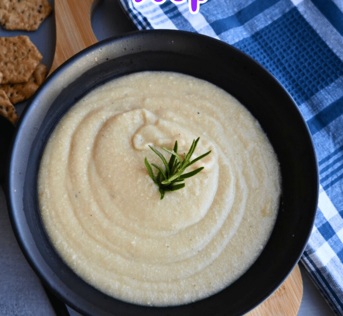 Roasted Garlic and Parsnip Soup