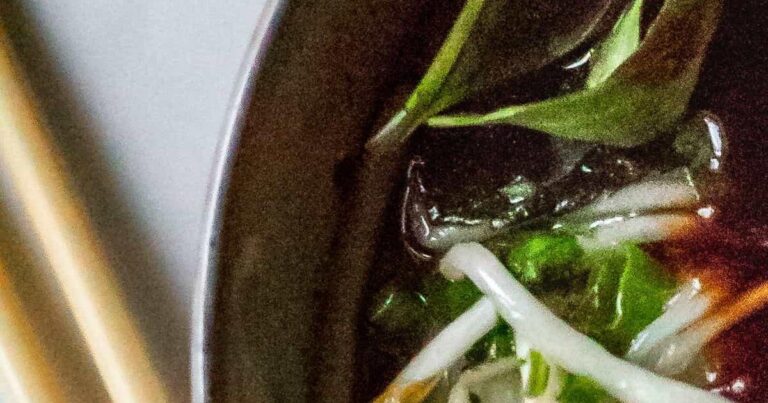 Simple Fish Soup with Vietnamese Coriander
