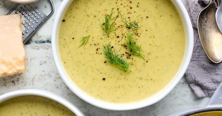 Zucchini & Parmesan Soup